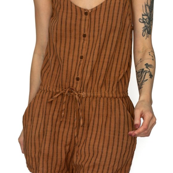 Old Navy • Small • Romper • Copper Brown - Picture 5 of 7